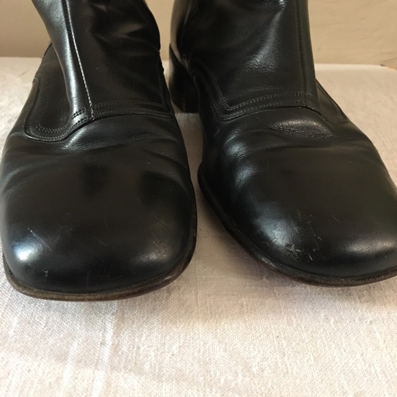 Vintage 70s Florsheim men black leather ankle boot - Picture 8 of 12